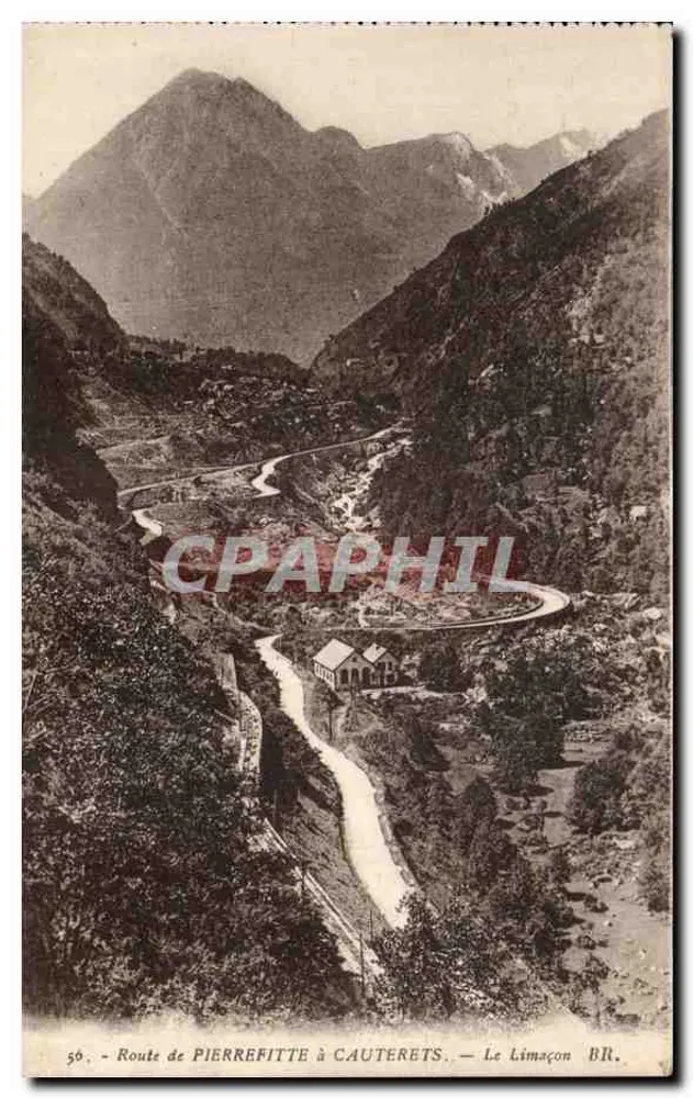 Estrada de Pierrefitte para Cauterets — Le Limacon BR. - Frente