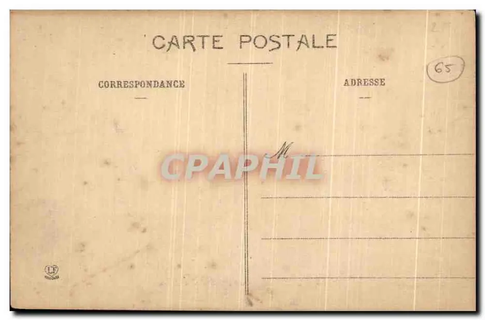 Lourdes - A Grotte Miraculeuse — Fototipia Larouche Frères, Toulouse, n°20 - Verso