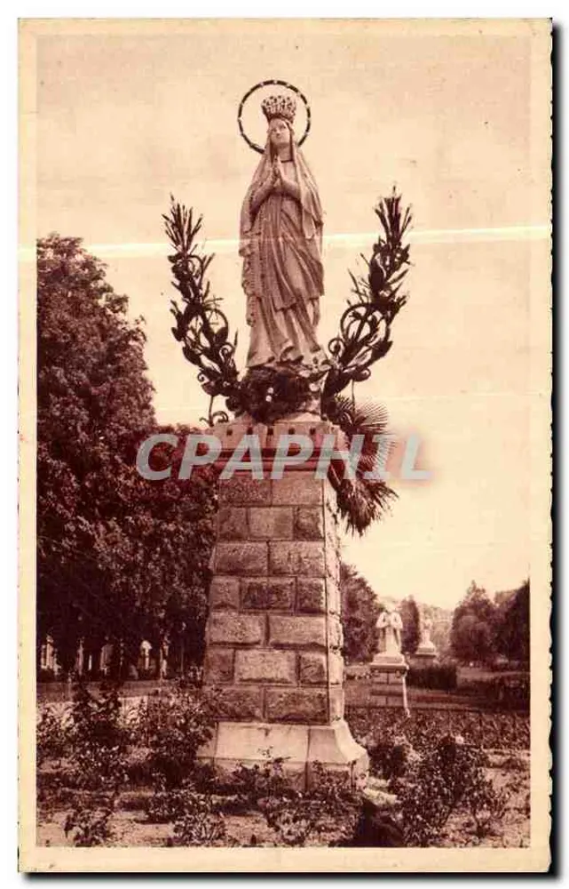Lourdes — A Virgem Coroada — Edição P. Doucet Lourdes - Frente