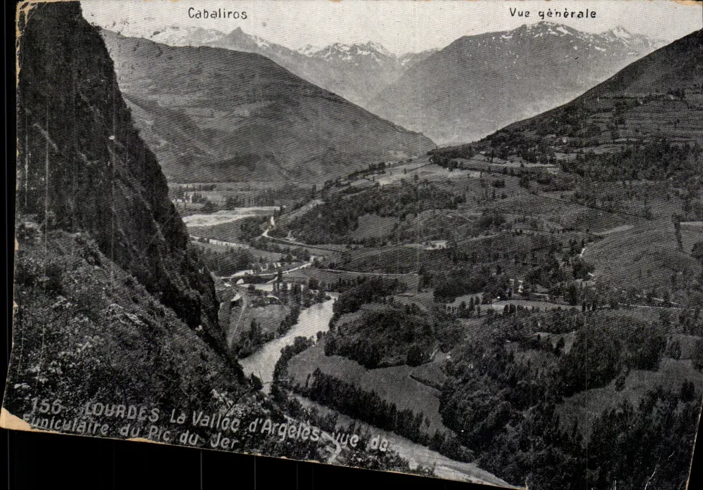 Cabalíros — Allgemeiner Blick — Seilbahn des Pic du Jer — Lourdes - Vorderseite