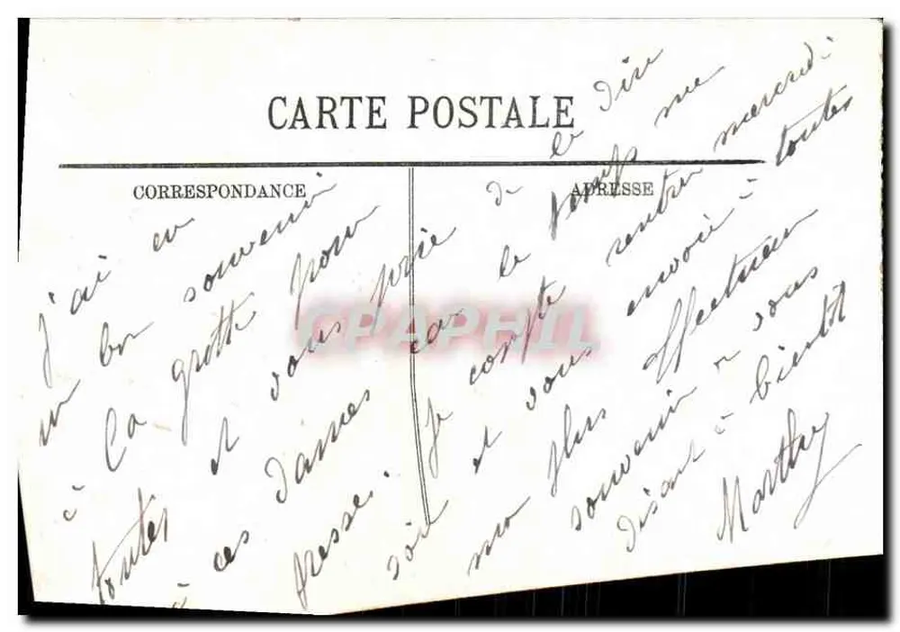 Lourdes — A Casa de Bernadette Soubirous — editor desconhecido, número de série não visível - Verso