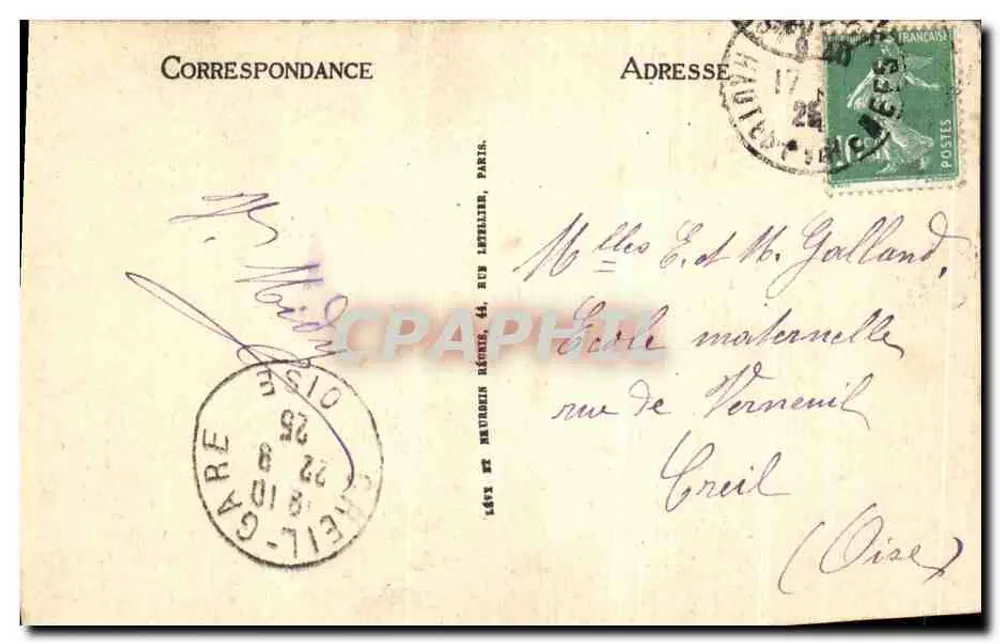 Lourdes — A Grotta — LL - Verso
