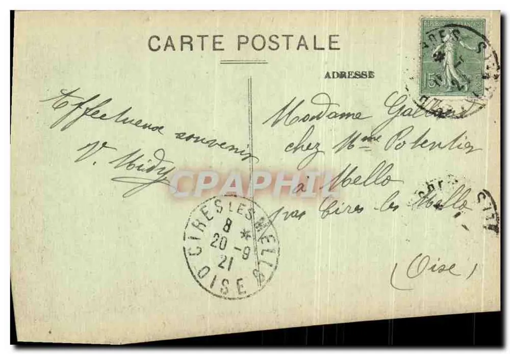 Lourdes — Die Basilika und die gekrönte Jungfrau — Verlag: Les Pyrénées, Nr. 43 - Rückseite