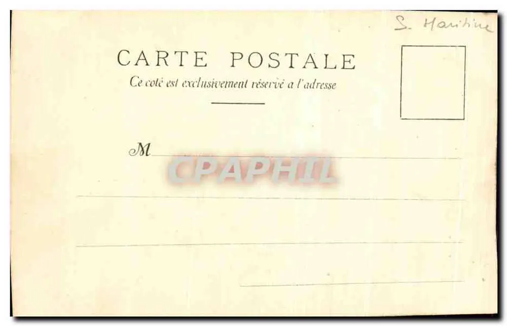 Le Tréport — O Casino — D-M. Paris. - Verso