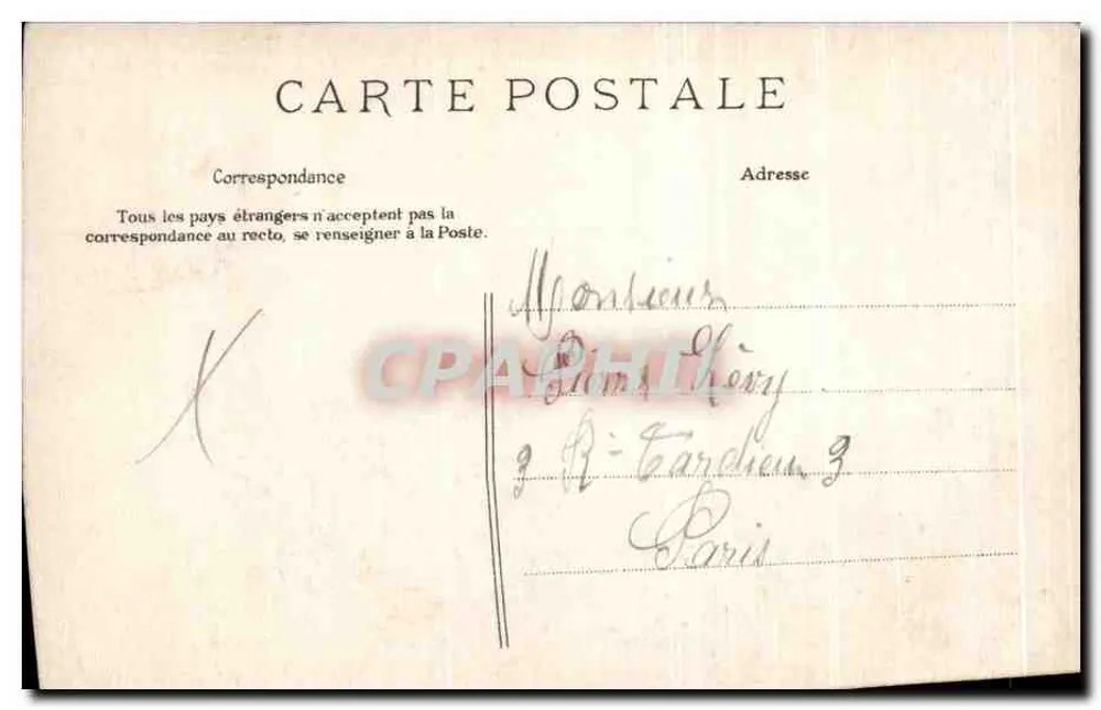 Le Tréport — Escalier des Falaises — Editora: SEINE - Verso