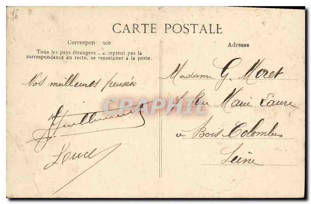 Saint-Valéry-en-Caux — Le littoral (Seine-Inférieure) — L. J. éditeur, n° 527 - Rückseite