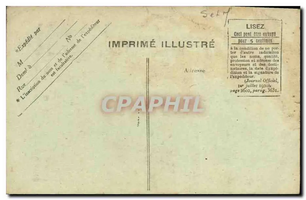 Palácio de FONTAINEBLEAU — Sala do Trono — Siron editor, Fontainebleau, n° 262 - Verso