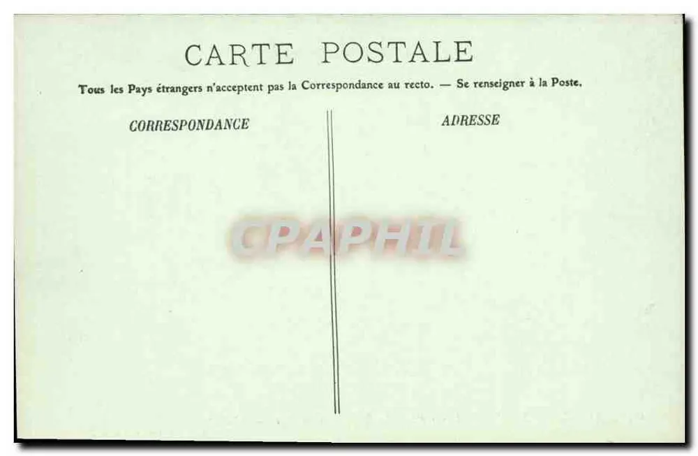 Fontainebleau — A Floresta — O Esfinge dos Druidas — LL. Verneuil, 100 Rue Grande. - Verso