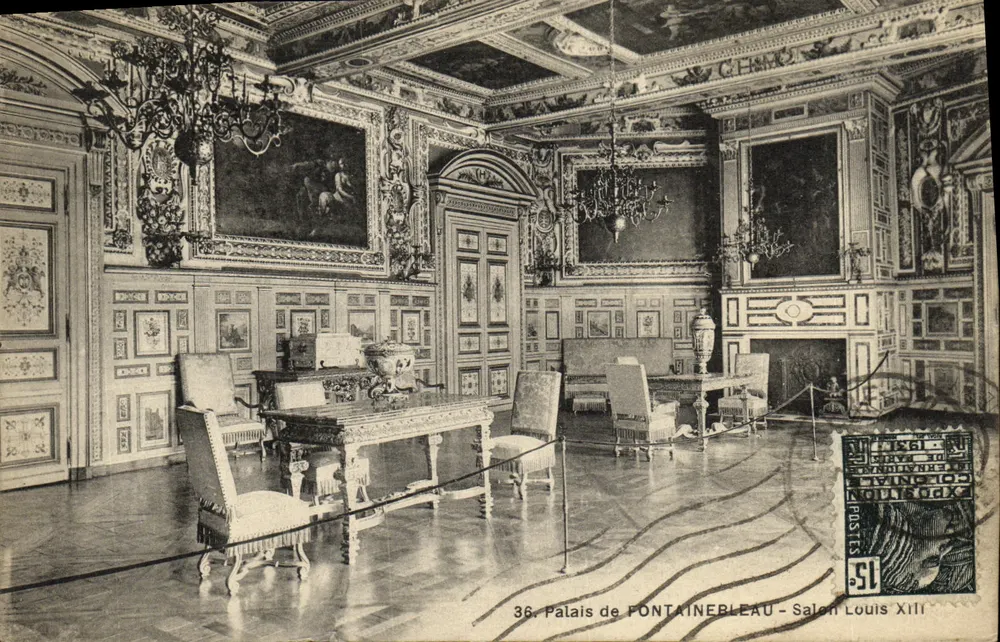 Schloss FONTAINEBLEAU - Salon Louis XIII — n°36, Verleger nicht sichtbar - Vorderseite