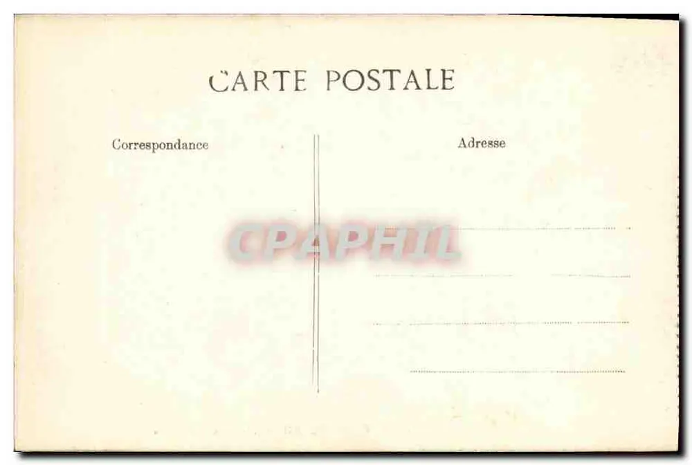 Floresta de FONTAINEBLEAU — Os três Mausoléus — Editor BLD, n°46 - Verso