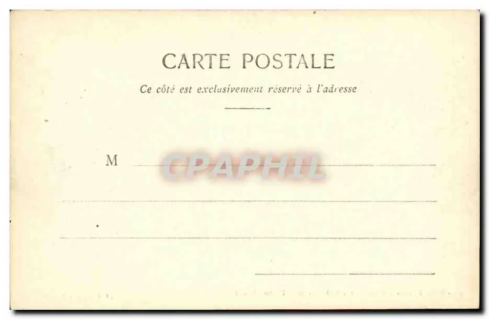 Barbizon - Les Roches Faidherbe (Forêt de Fontainebleau) — C.F.P., Paris, 120 rue Turenne, n°99 - Verso