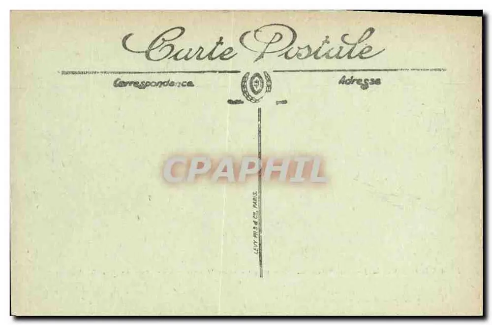 Versailles — Trianon-Palace — Hotel transformado em hospital inglês, depois em local de reunião para as conferências interaliadas — LL - Verso