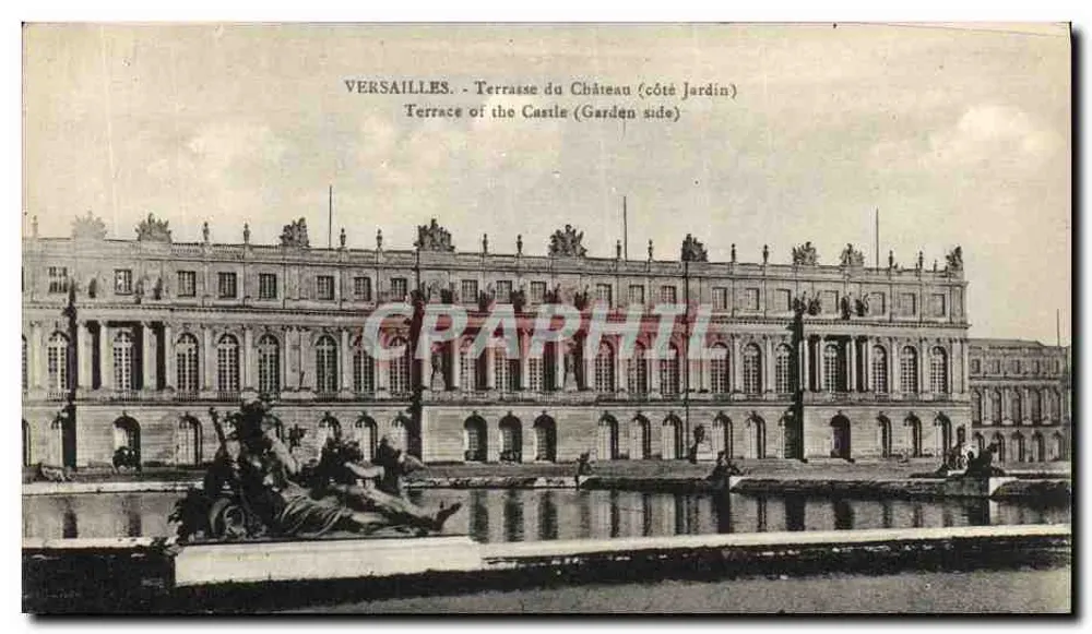Versailles - Terrasse do Castelo (lado Jardim) — Edição Cossé, Versailles - Frente