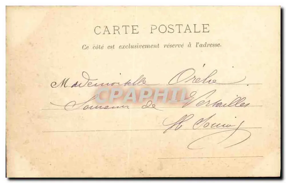 Versailles — Petit Trianon — P. Marmuse, Paris, n°33 - Verso