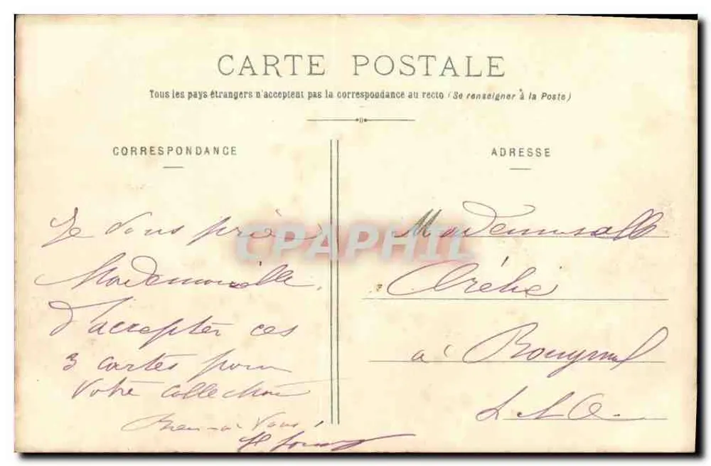 Versailles - Vista geral do Castelo — editor VERSAILLES, n° 167 - Verso