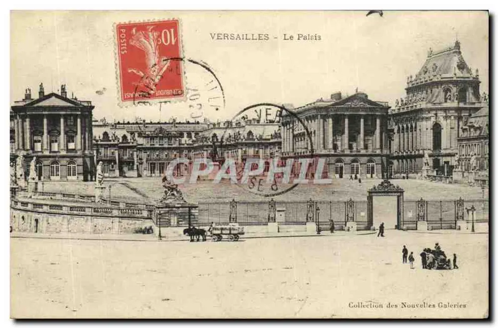 Versailles — O Palácio — Coleção das Novas Galerias - Frente