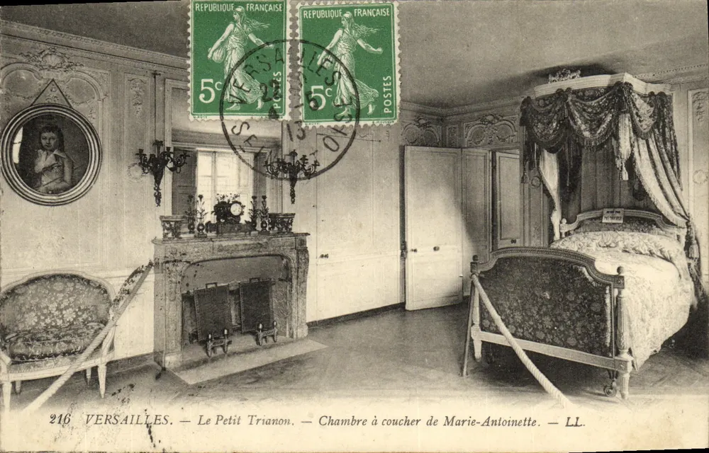Versailles — Das Kleine Trianon — Schlafzimmer von Marie-Antoinette — LL. — n° 216 - Vorderseite