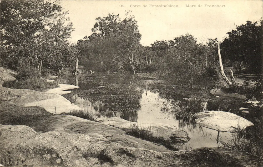 Forêt de Fontainebleau — Mare de Franchart — n°92 - Vorderseite