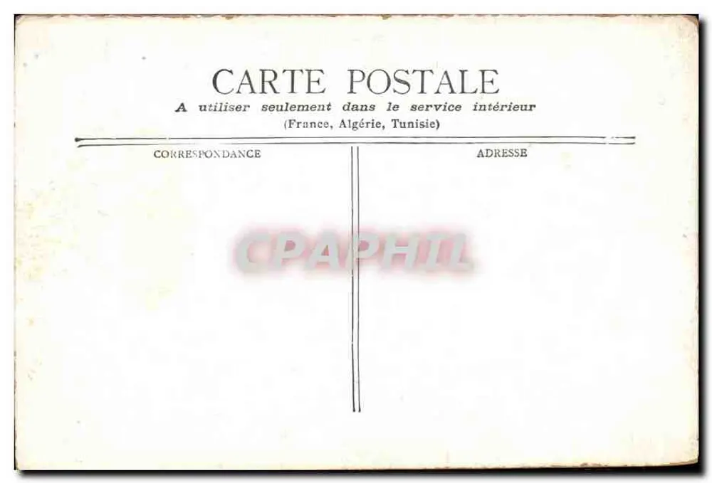Fontainebleau - Jardin de Diane — Verlag Staerck, Nr. 16 - Rückseite