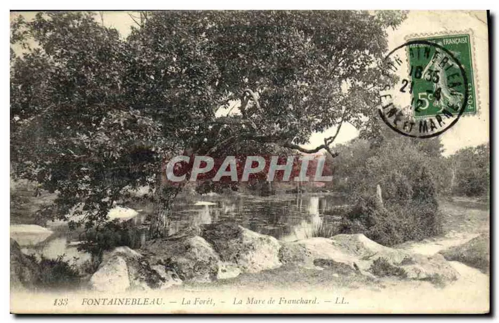 Fontainebleau — Der Wald — Der Franchard-Teich — LL. — Verlag LL. - Vorderseite