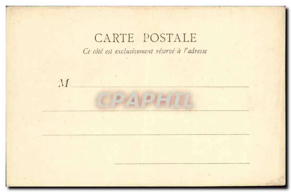 Fontainebleau — Tor der Goldenen Pforte und Kapelle Saint-Saturnin — B. F., Paris - Rückseite