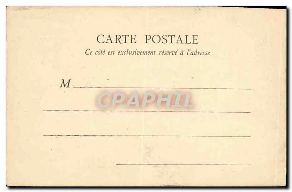 Fontainebleau — Ansicht des Parterres — Le Tibre — B.F. Paris - Rückseite