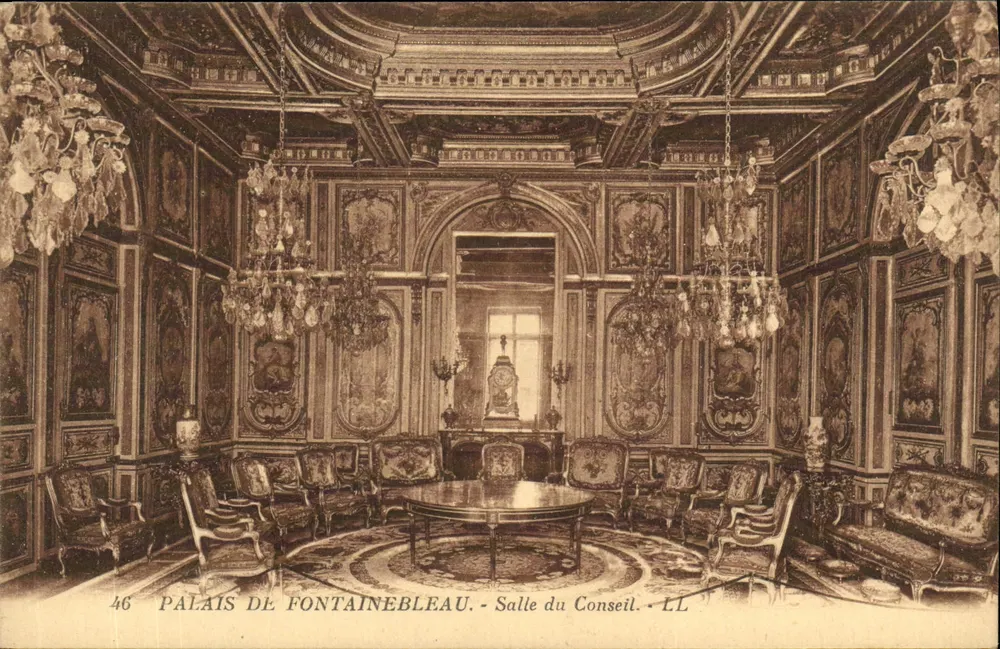 Palast von Fontainebleau — Ratssaal — LL, n°46 - Vorderseite