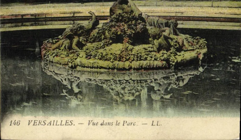 Versailles — Vista no Parque — LL. — n° 146 - Frente