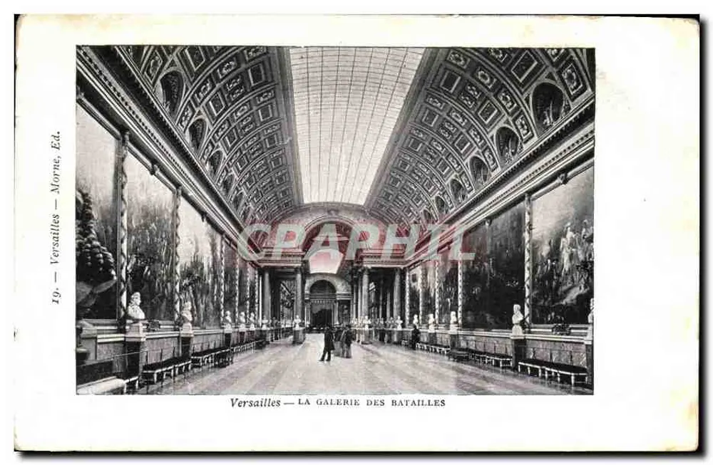 Versailles — A GALERIA DAS BATALHAS — Editor: Morne, Editor - Frente