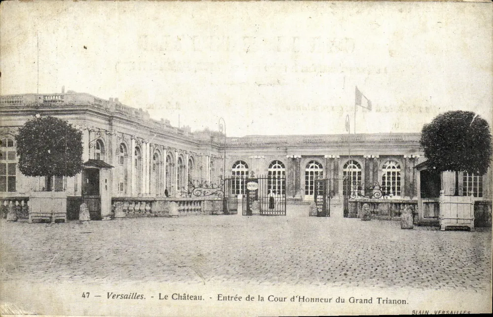 Versailles - Das Schloss - Eingang zur Cour d'Honneur des Grand Trianon — Blain Versailles, n°47 - Vorderseite