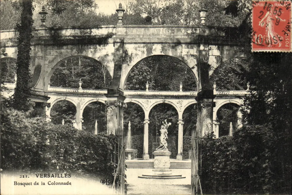 Versailles — Het Bosquet van de Colonnade — Uitgever BLD, n° 221 - Voorkant