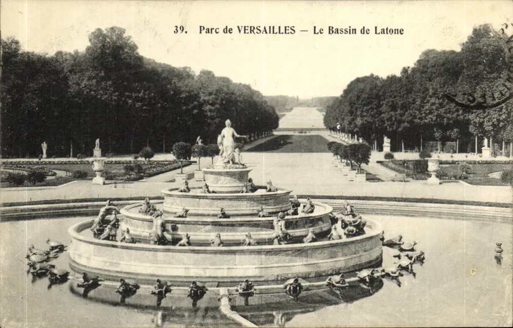 Parc de VERSAILLES — Le Bassin de Latone — Edit. Manien, Versailles, n°39 - Vorderseite