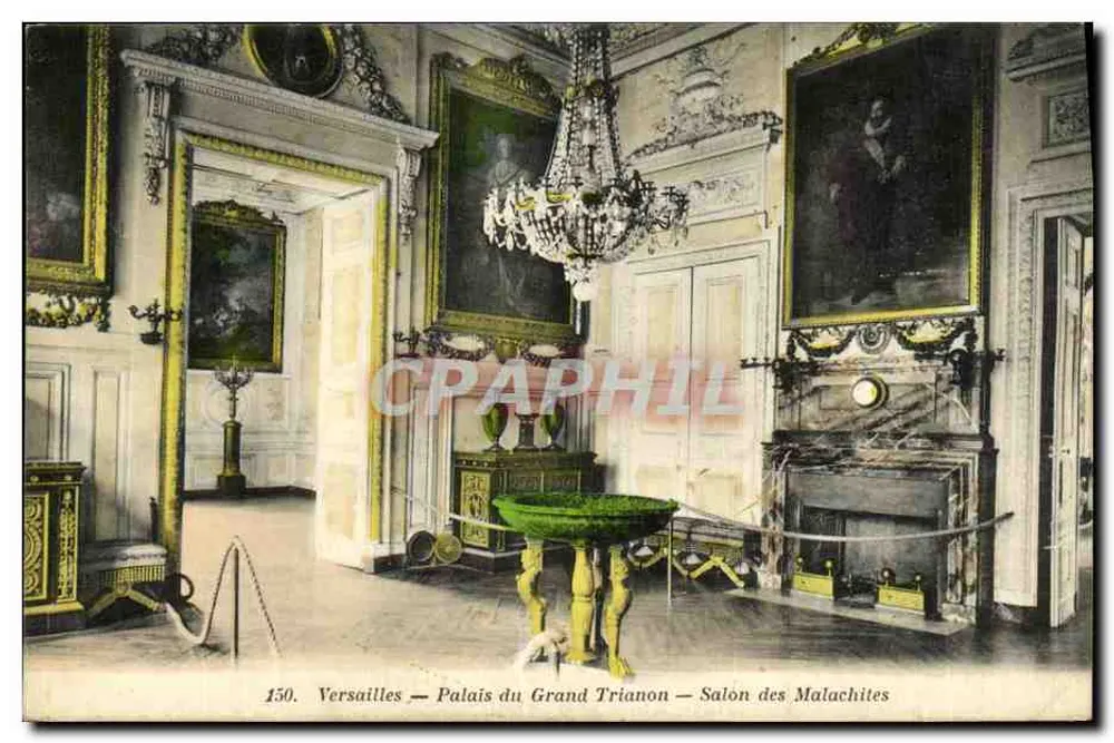 Versailles — Schloss des Großen Trianons — Salon des Malachites — n°150 - Vorderseite