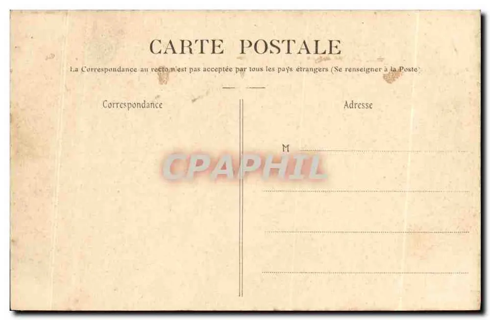Parque de Saint-Cloud — A Grande Cascata — P. Marmon, Paris - Verso
