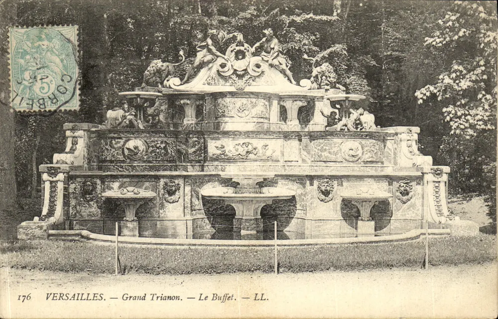 Versailles — Grand Trianon — Le Buffet — LL. — n° 176 - Frente