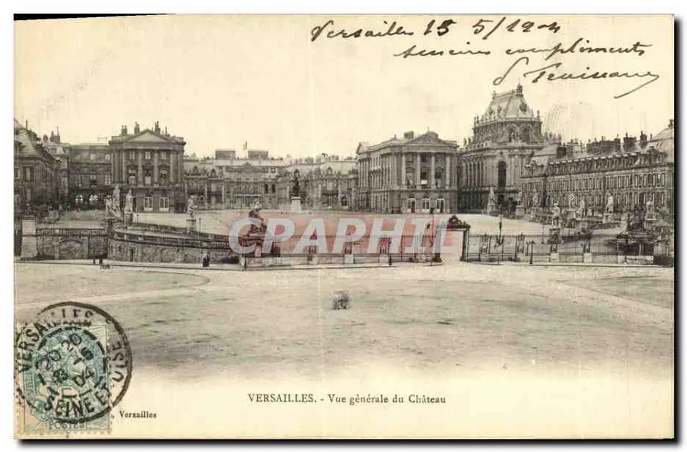 Versailles - Vista geral do Castelo — editor Versailles, n° de série 806125 - Frente