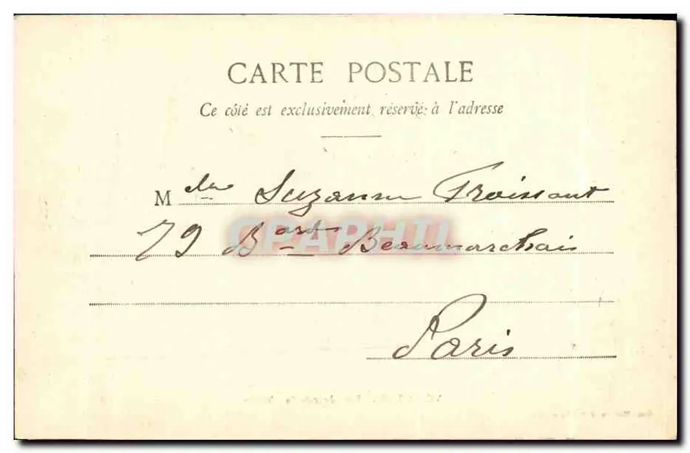 Versailles - Vista geral do Castelo — editor Versailles, n° de série 806125 - Verso