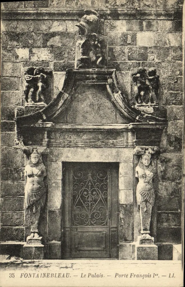 Fontainebleau — Das Schloss. Tor François Ier — LL. - Vorderseite