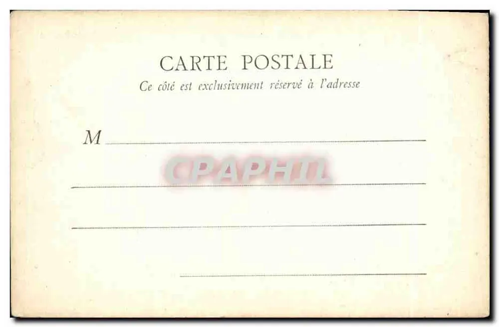 Salon des reines-mères — Fontainebleau — B.F., Paris - Rückseite