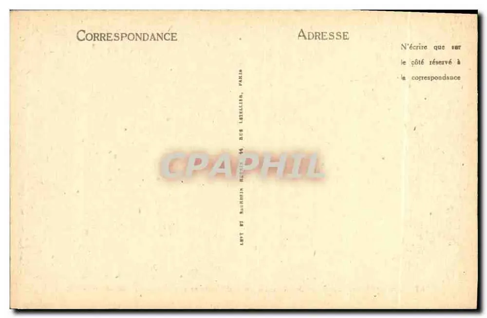 Schloss Fontainebleau — Vorzimmer der Salons (Teppiche) — LL, n°61 - Rückseite
