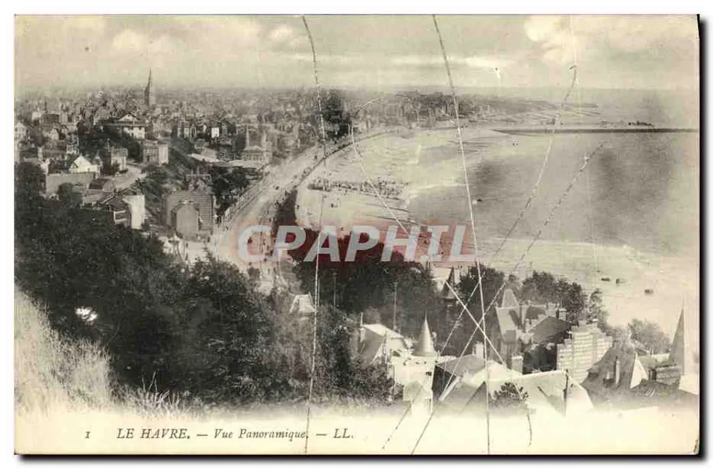 Le Havre — Vue Panoramique — LL. - Recto