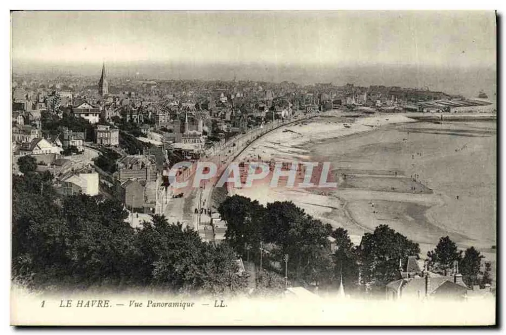 Le Havre — Vista Panoramica — LL. - Recto