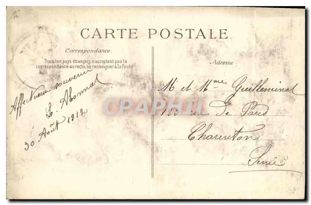 Le Havre — Vista Geral — Editor não identificado, n° de série 61 - Verso
