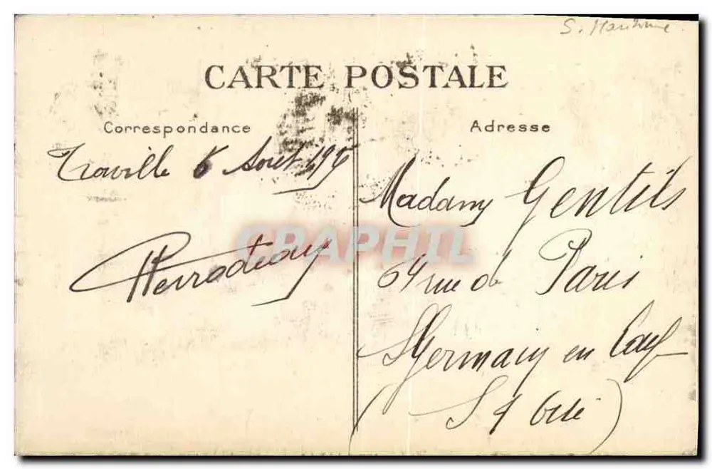 Trouville — As Planches - Verso