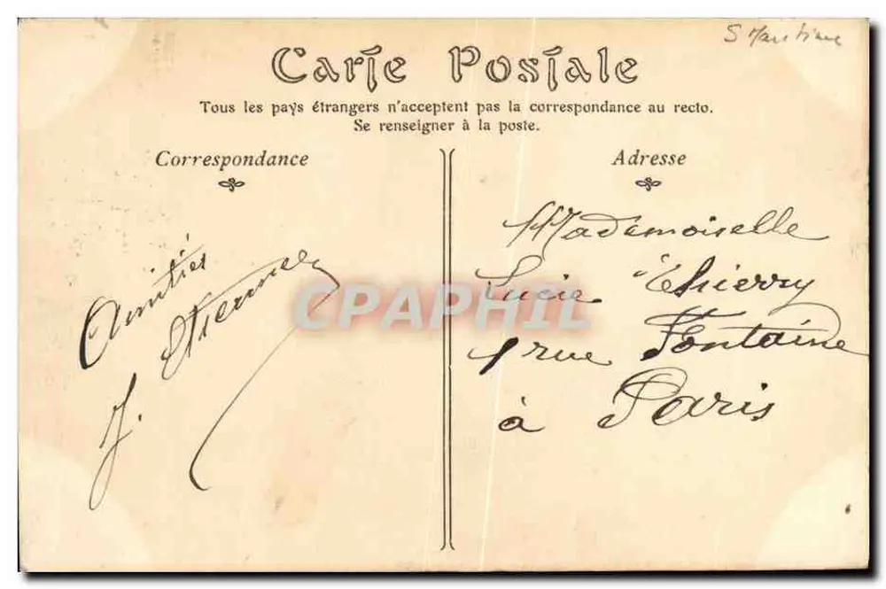 Trouville-sur-Mer — Le Passage du Bac à mer basse — S. D. Pao - Verso