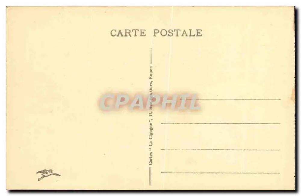 Rouen - Fonte Santa Maria — editor 'La Cigogne', n° 481 - Verso