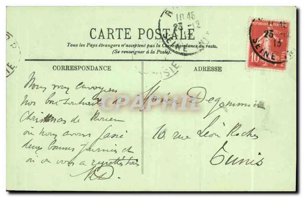 Rouen — Torre de Joana d'Arc — LL. — n°26 - Verso