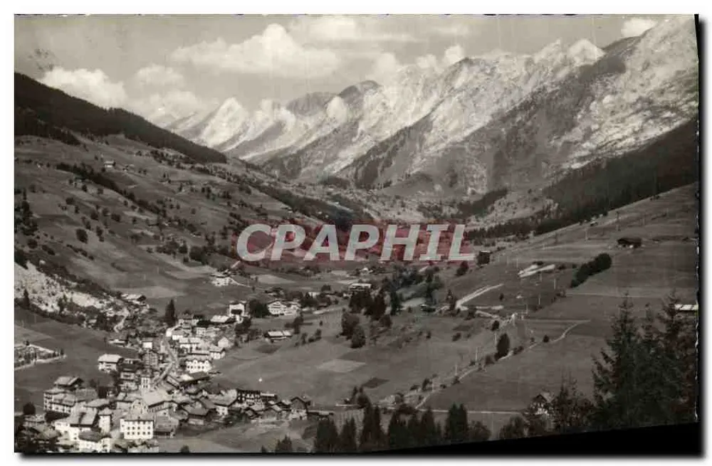 La Clusaz (Haute-Savoie) — Allgemeiner Blick und Aravis-Kette — Photo Camerier Maison - Vorderseite