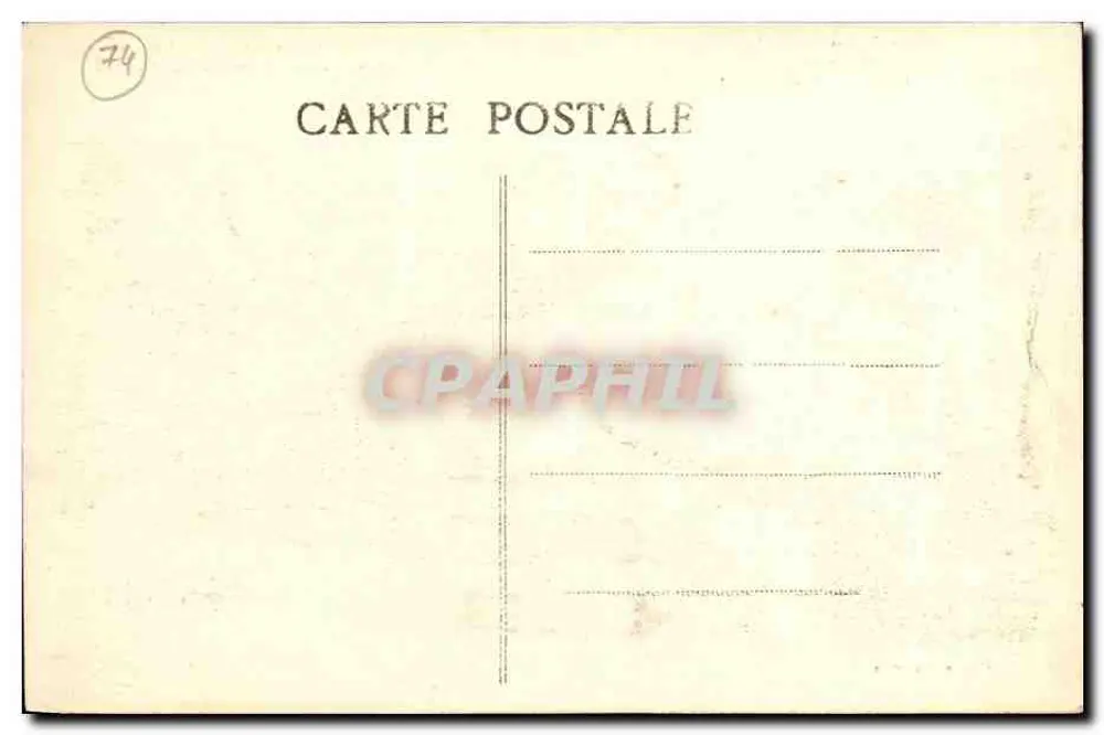 MORZINE (Hte-Savoie) - Hotel-Pension-Restaurant du ROND-POINT — CH. PERRIRAZ, Eigentümer — Foto Thome - Rückseite