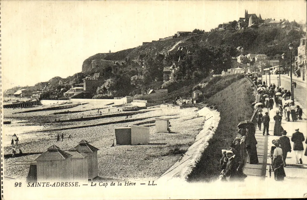 Sainte-Adresse — O Cabo da Hève — LL. n°92 - Frente